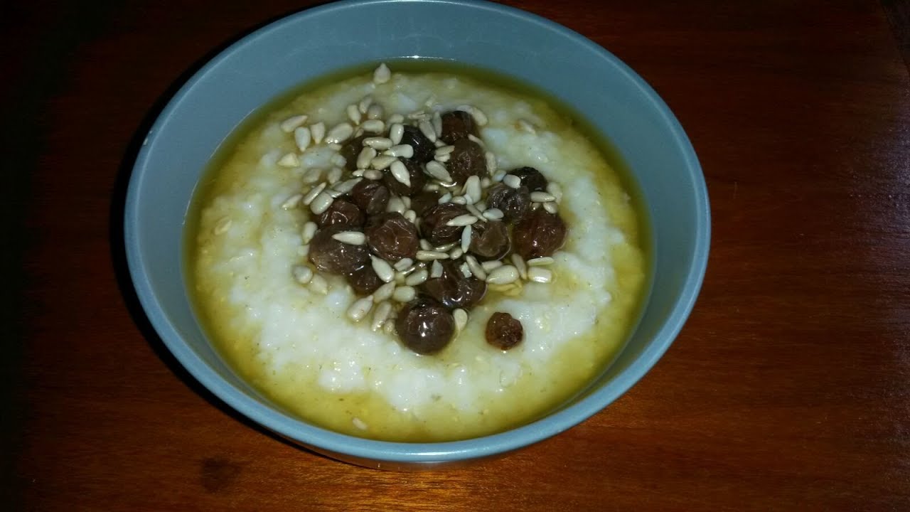 Desayunos saludables CREMA DE ARROZ receta