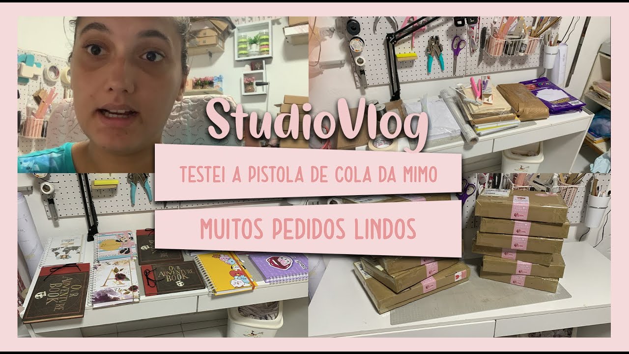 testei a pistola de cola da mimo - muitos pedidos lindo #rotinadetrabalho #rotinadeencomenda