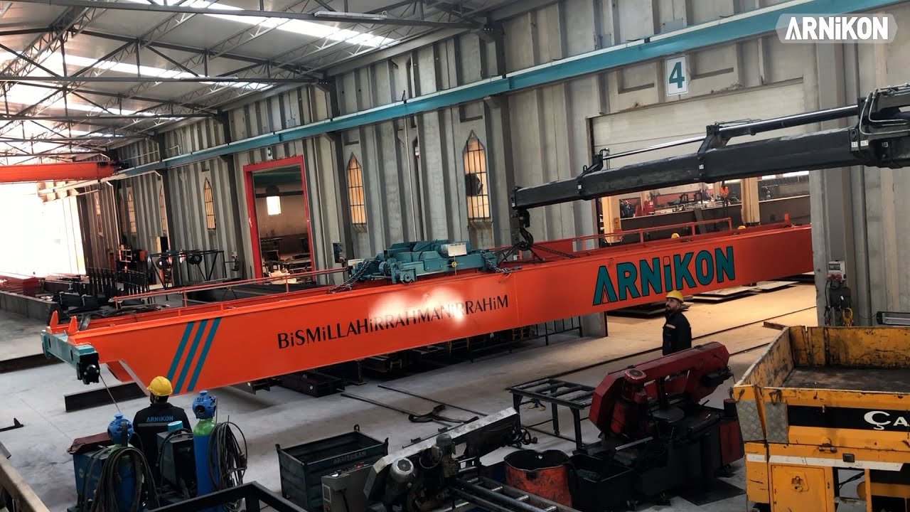 Монтаж мостового крана от Arnikon Crane