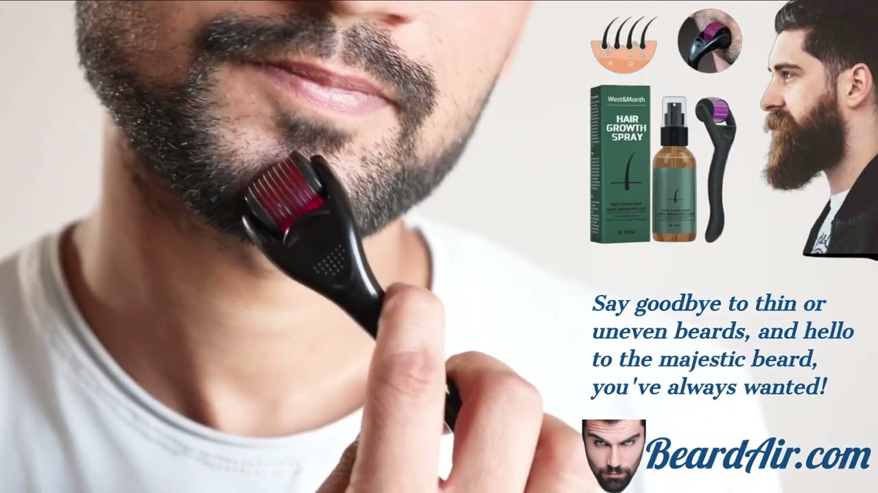Unlock the Secret to Beard Hair Growth with Beard Hair Roller and Beard Hair Growth Spray