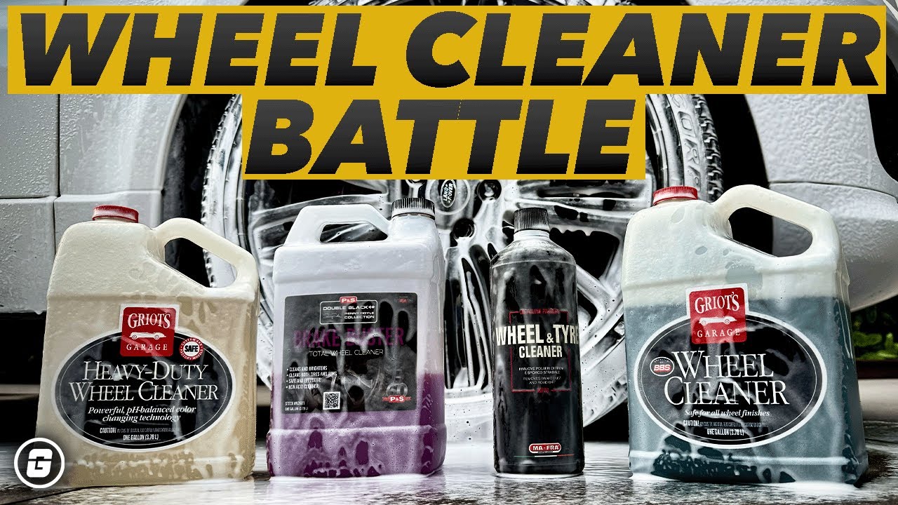 Wheel Cleaner Battle | Griot's Garage vs Maniac vs P&S