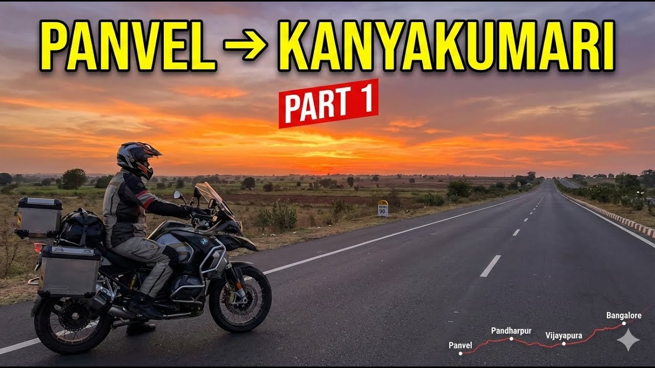 Panvel to Kanyakumari Bike Ride | South India Motorcycle Road Trip | Panvel to Bangalore – Part 1