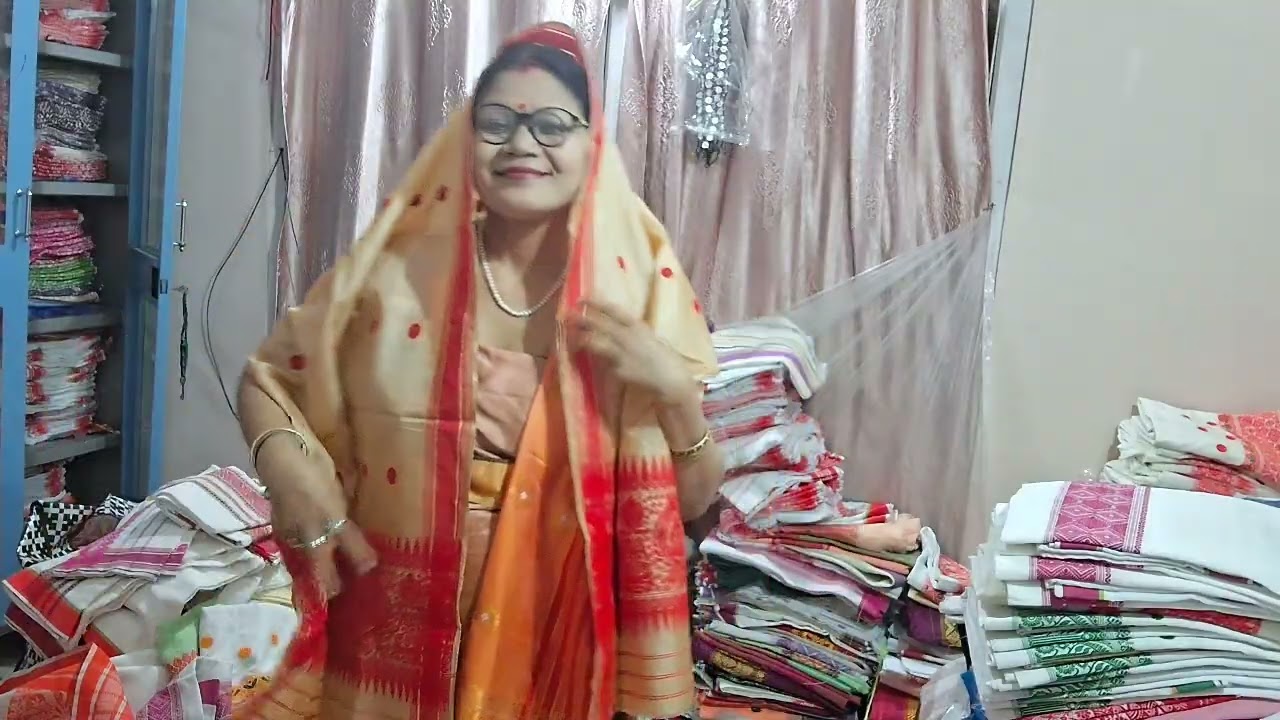 Aaji Moi loi aahisu #SUPER COLLECTION GAMUSA @jimochaya store dhemaji pora 6002313001 like share