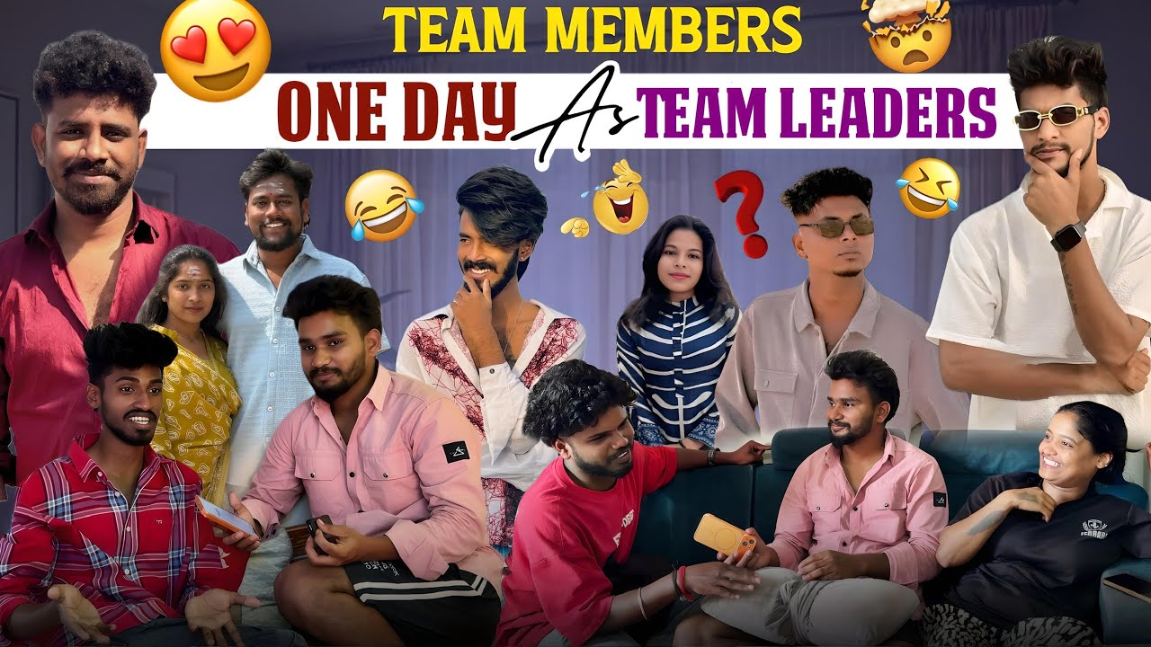Team members One Day As Team Leaders ❤️🤣 @Shree_Prabha_Official 