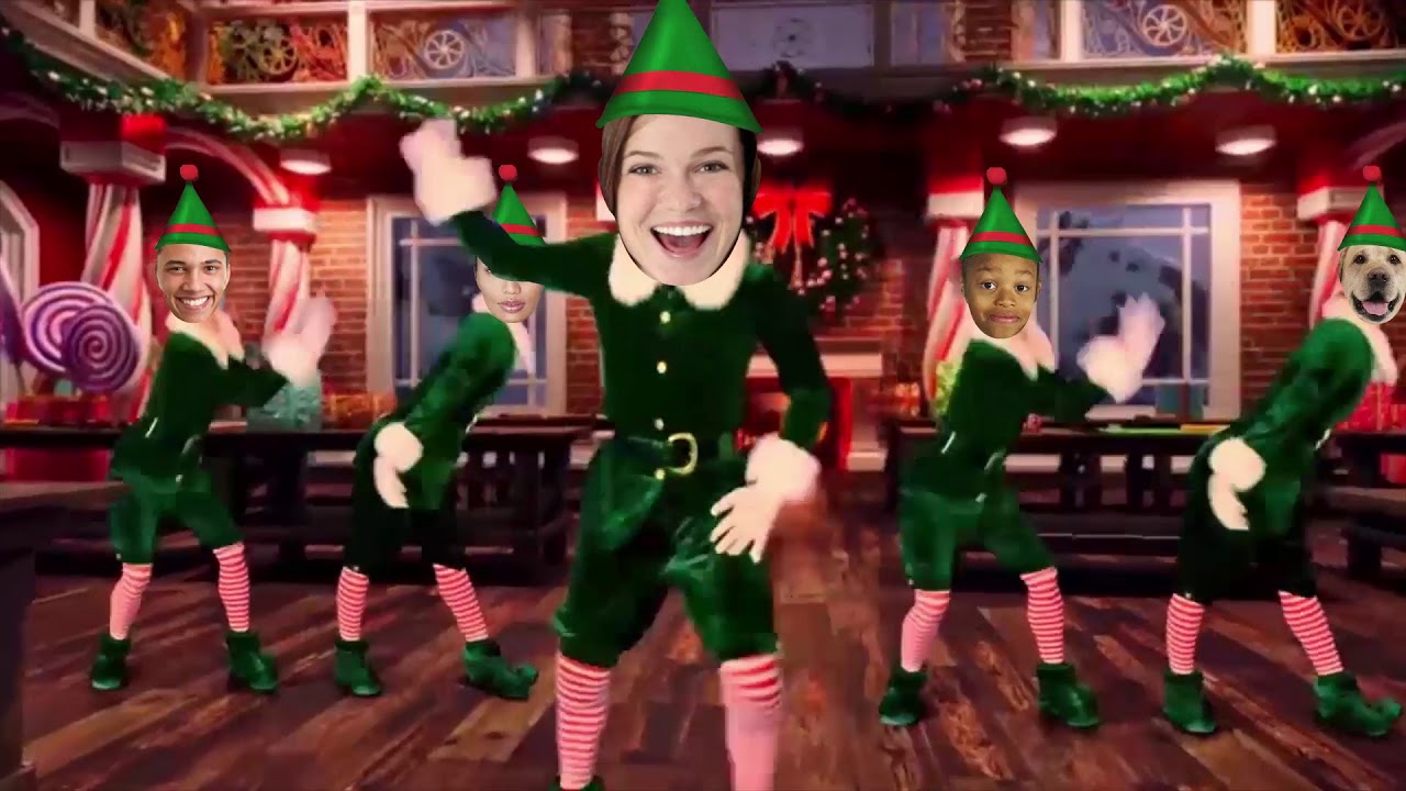 The Elves Hard at Work {Official ElfYourself Santa's Workshop Dance}