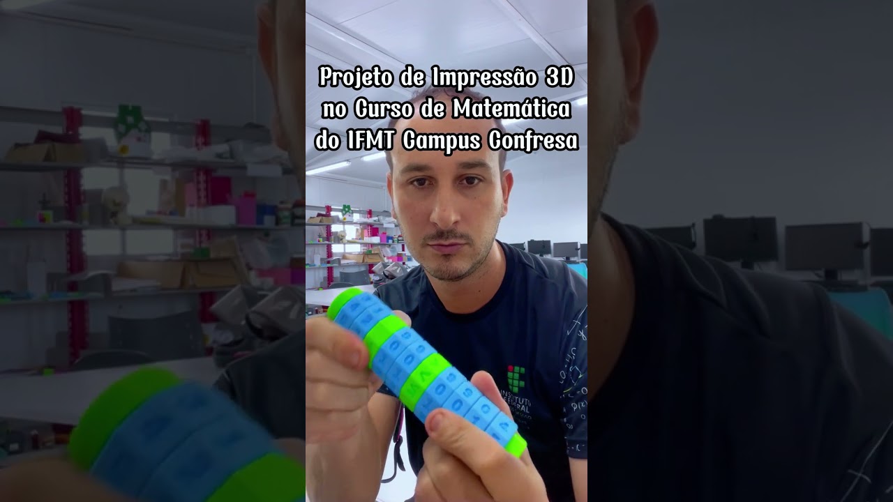 Me siga, na humildade...No IFMT Campus Confresa, a matemática ganha vida em 3D!