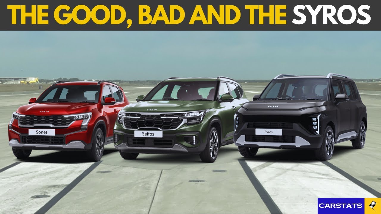 Technical Comparison | #KIA Syros Sonet Seltos