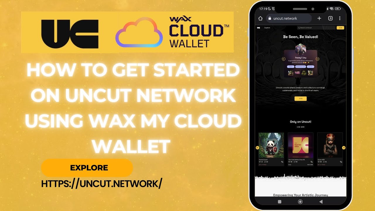 How To Get Started On Uncut Network Using The WAX My Cloud Wallet #wax #collectibles #uncut #wallet