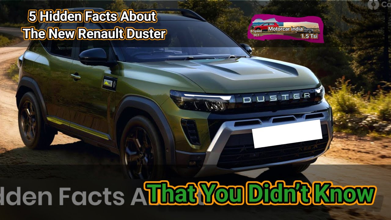 5 Hidden Facts About The New Renault Duster That You Didn’t Know #motorcarindia #renaultduster 