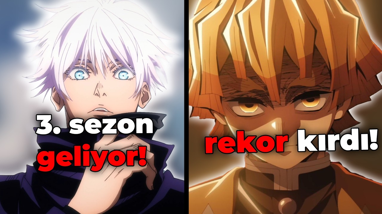 JUJUTSU KAISEN 3. SEZON GELİYOR | DEMON SLAYER REKOR KIRDI | JOJO PART 7 | YENİ ANİMELER idkgündem#3