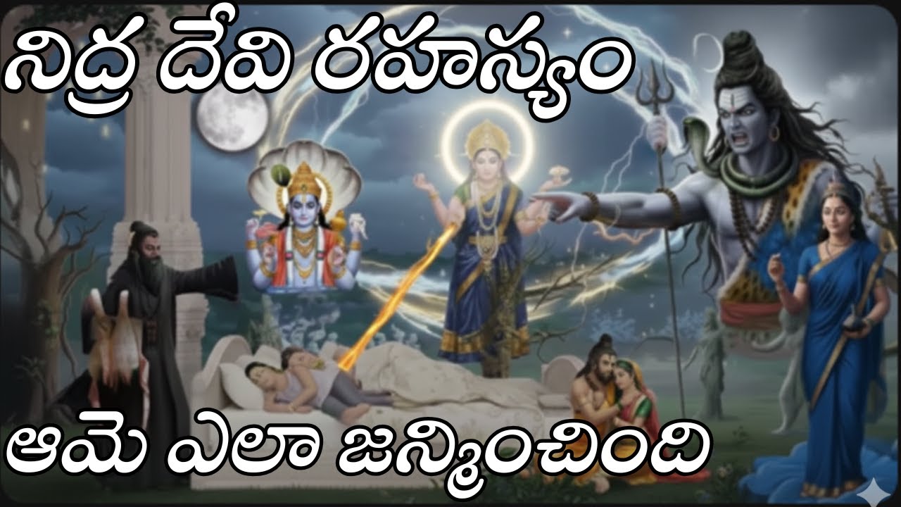 నిద్ర దేవి రహస్యం 😴 ఆమె ఎలా జన్మించింది? ఈ నిజం 90% మందికి తెలియదు!
