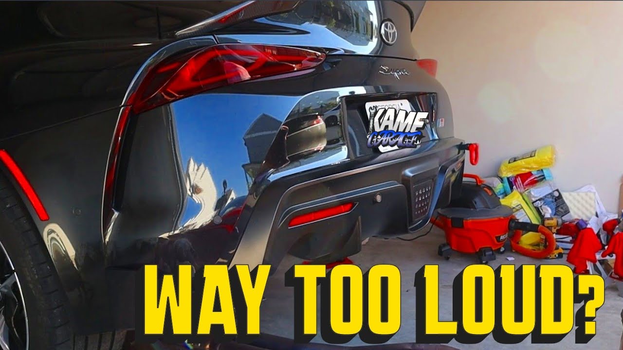 CRAZY GR Supra Exhaust Mod! (Выхлопная система и даунпайп)