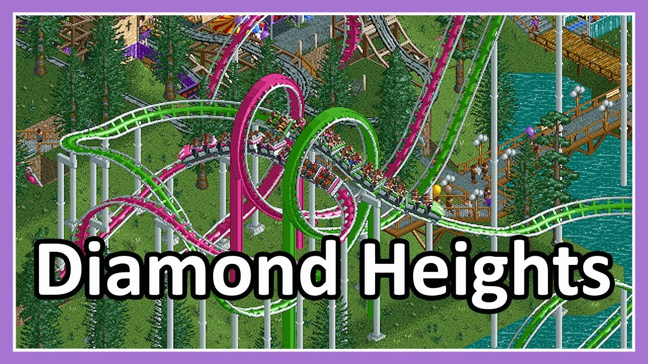 Diamond Heights | Replaying the original scenarios | Rollercoaster Tycoon Classic