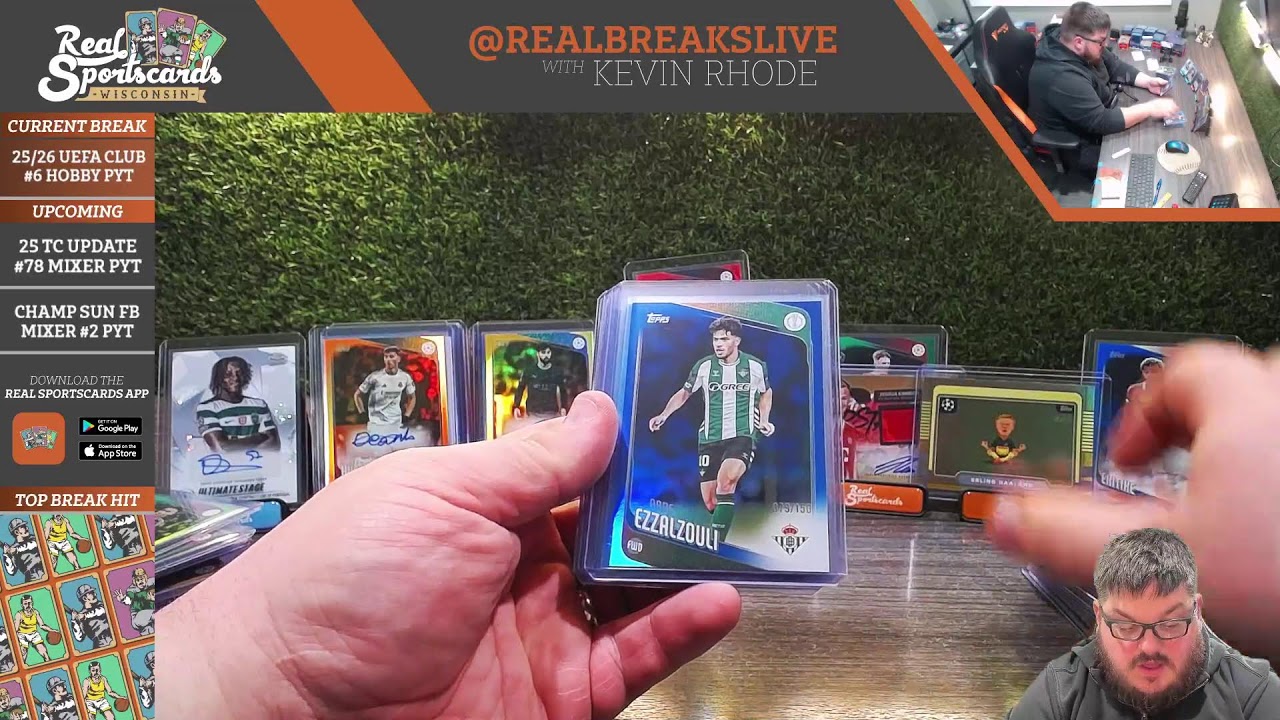 2025/26 Topps UEFA Club Competitions Soccer #6 Hobby Pick Your Team (1/25/26)
