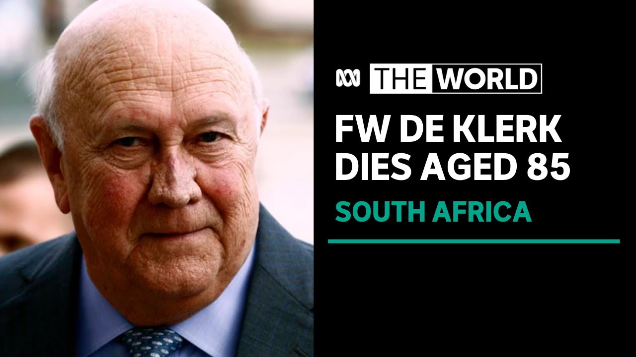 South Africa's last white president, Frederik Willem de Klerk, dies aged 85 | The World