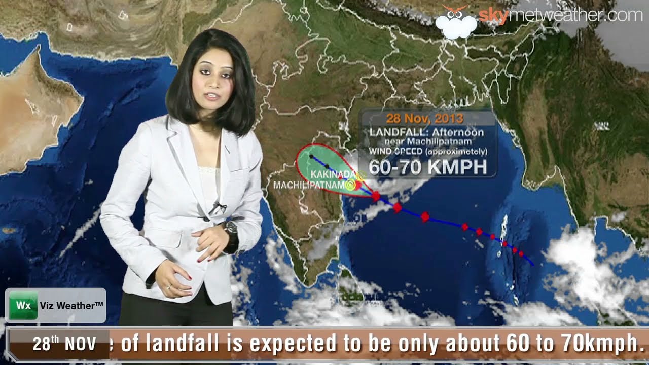 28th Nov' 13 Cyclone Lehar Update  Skymet Weather Report