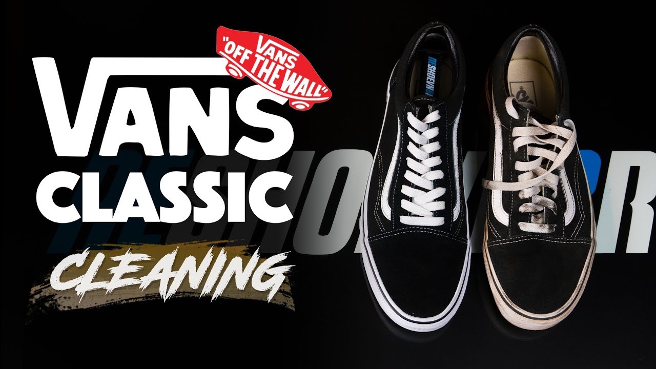 The best way to clean classic Vans with Reshoevn8r!!