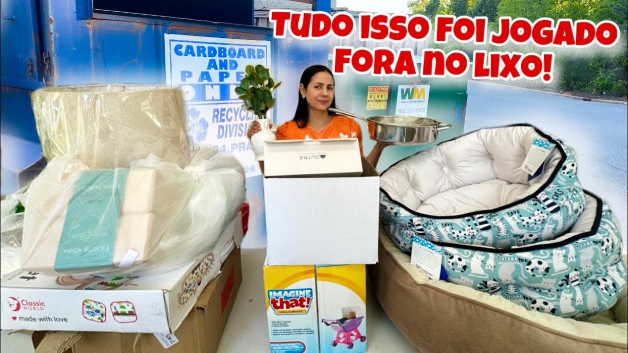 Tudo isso foi jogado fora no lixo dos Estados Unidos!🇺🇸
