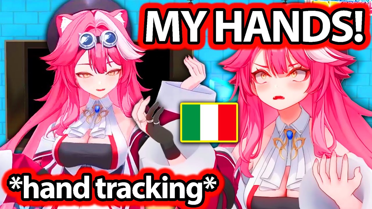 Raora Can't Stop Moving Her hands and Taught Italian Hand Gestures 【Hololive】
