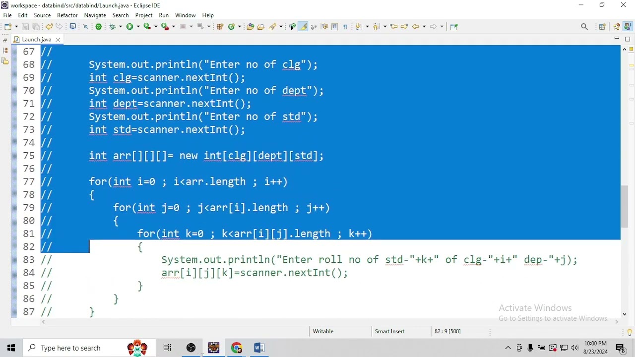 Array part-4   Lecture 27   JAVA FULL STACK COURSE DAY 27