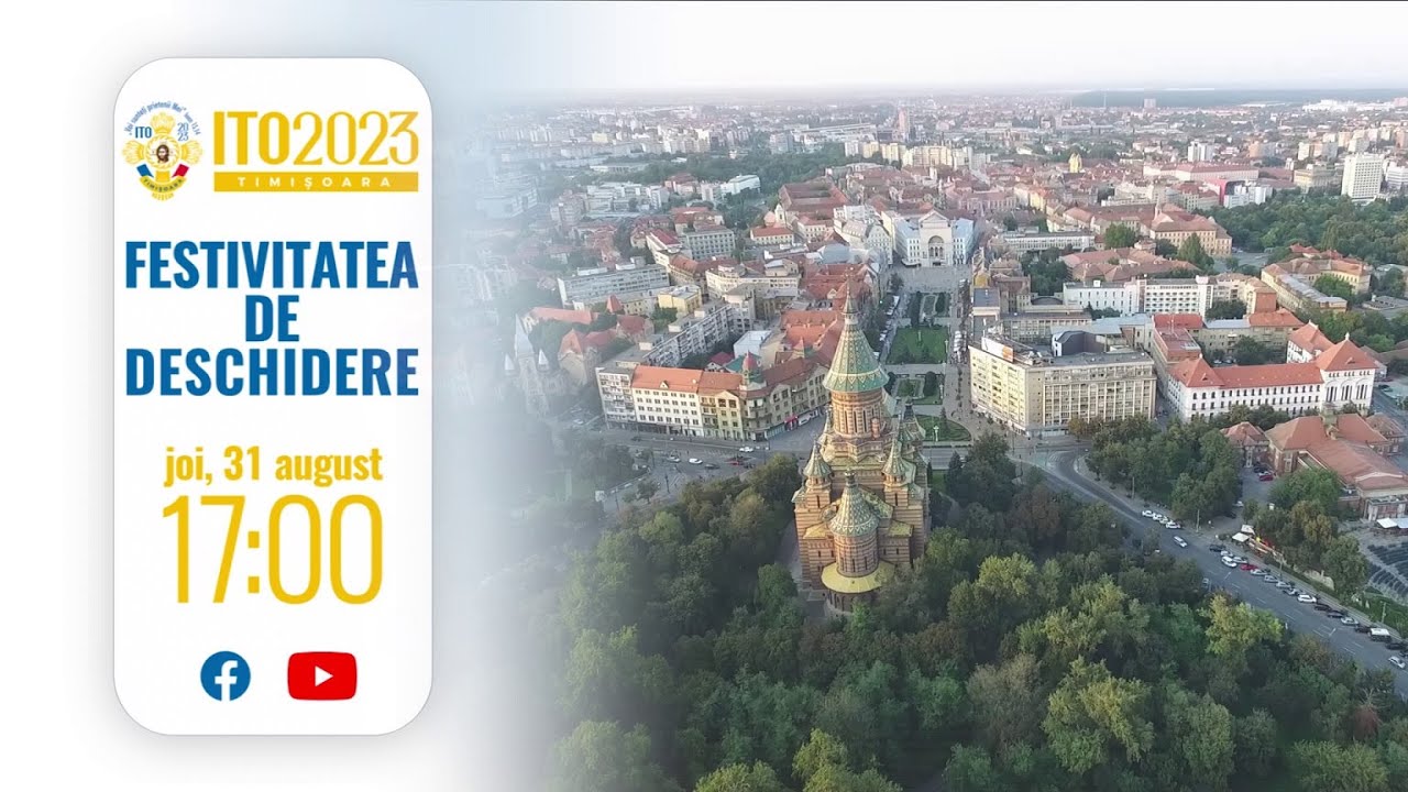 🔴 LIVE: Festivitatea de deschidere a &Icirc;nt&acirc;lnirii Tinerilor Ortodocși - Timișoara 2023