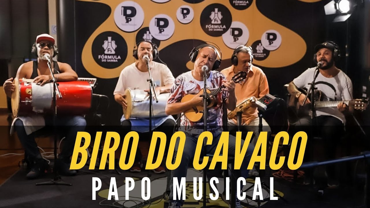 BIRO DO CAVACO AO VIVO NA CASA FÓRMULA DO SAMBA - PROGRAMA PAPO MUSICAL #5