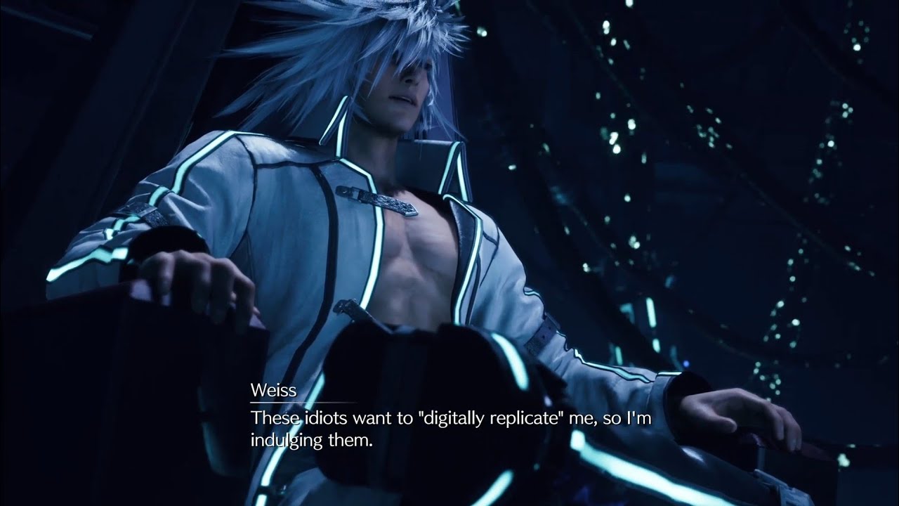 Weiss and Nero in Deepground - Final Fantasy 7 Remake Intergrade