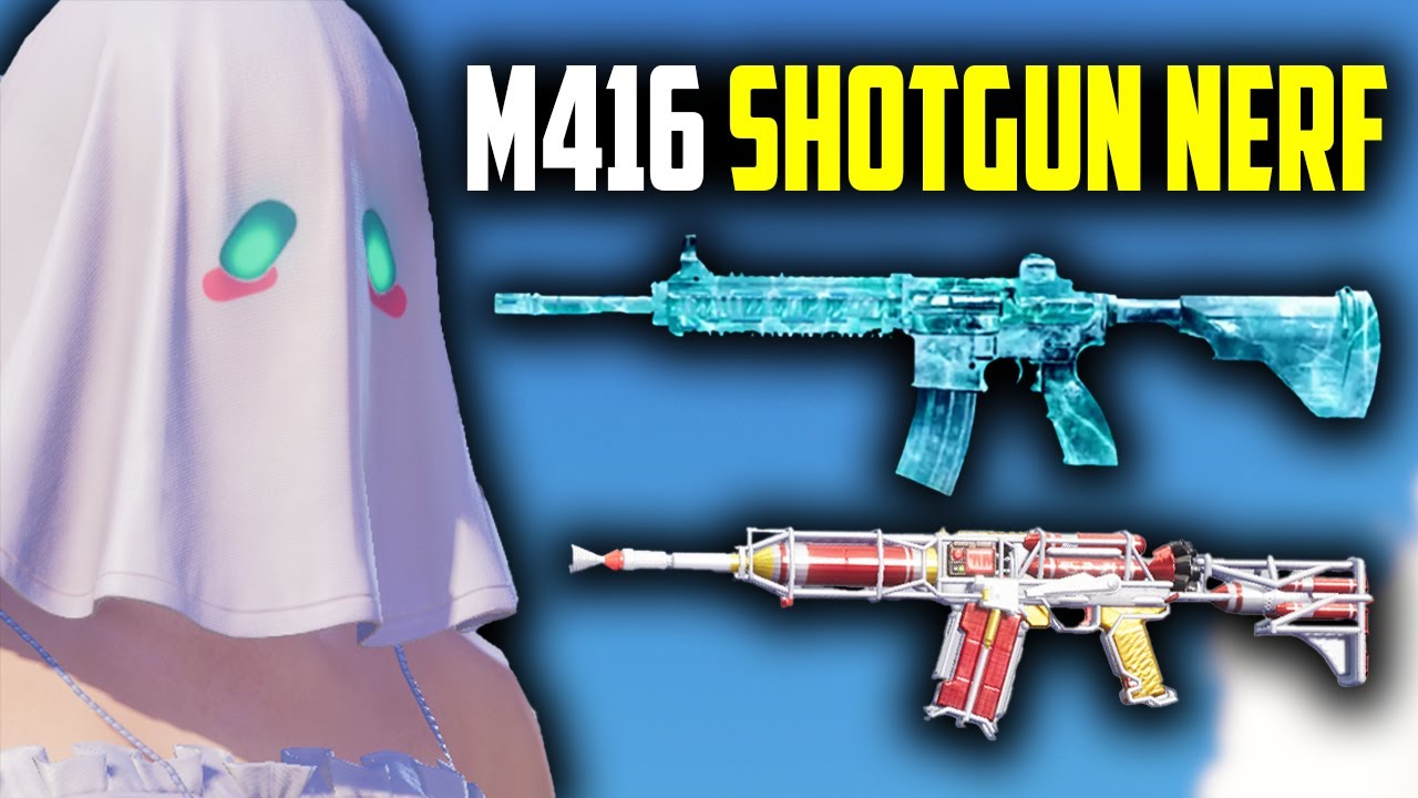 M416 & shotguns are getting nerfed