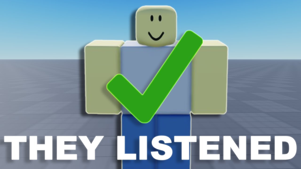 Roblox Listened to Us, But..