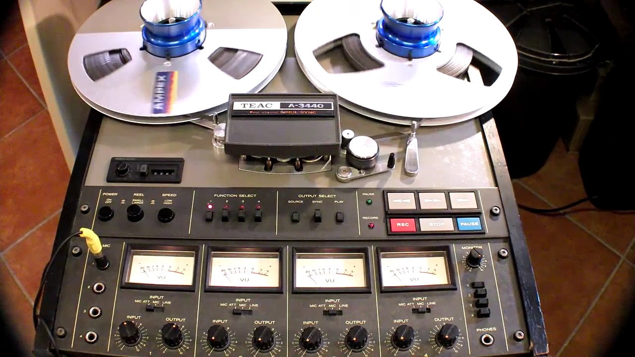 Tape Echo Effect with Reel to Reel Tape Recorder