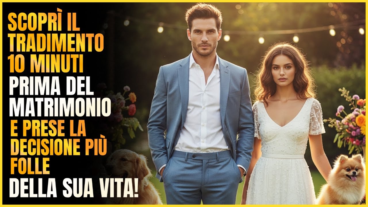 SCOPRÌ IL TRADIMENTO 10 MINUTI PRIMA DEL MATRIMONIO… E PRESE LA DECISIONE PIÙ FOLLE DELLA SUA VITA!