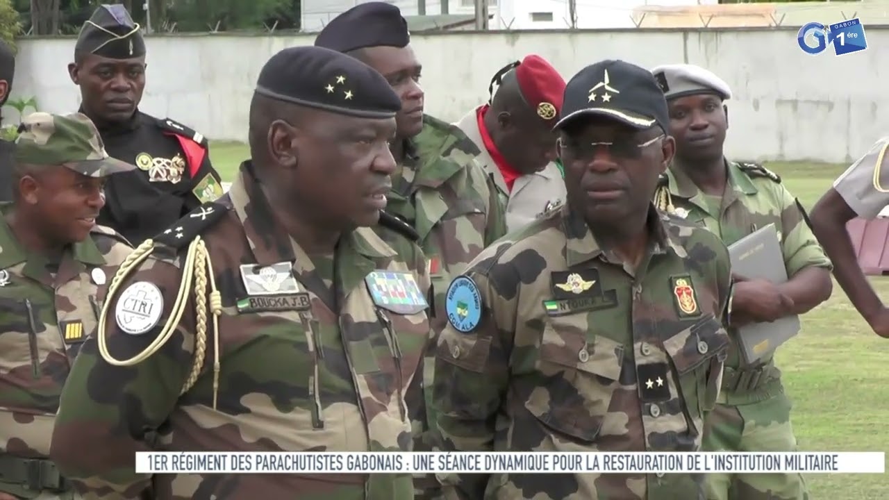 1er régiment des parachutistes gabonais: une séance dynamique pour la restauration de l’institution.