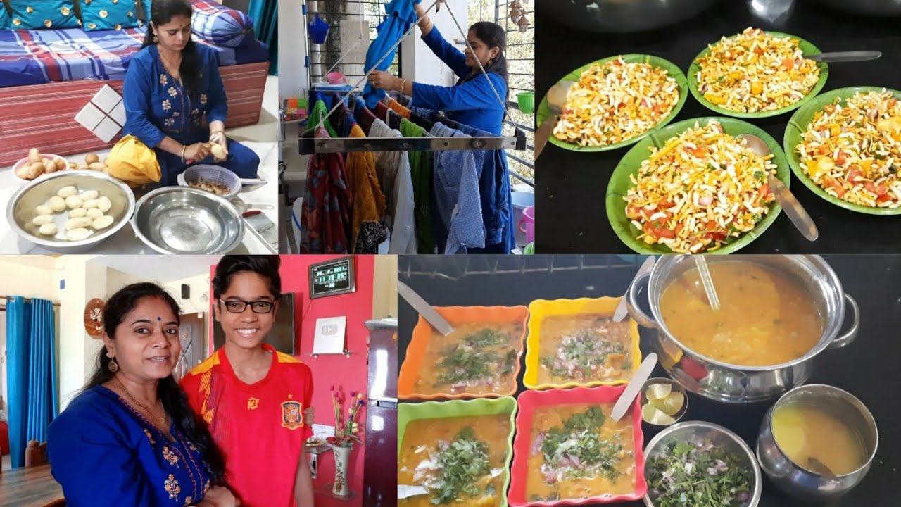short cut cooking🤷‍♀️ BREAKFAST LUNCH TO DINNER FULLDAY ROUTIN🍱 DAL DHOKLI🍝 POTATO CHIPS🥔 BHEL CHAAT