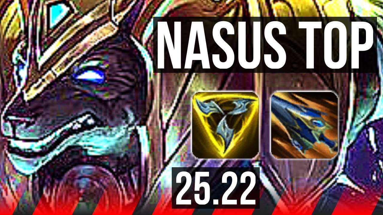 NASUS vs AATROX (TOP) | 500+ games | KR Master | 25.22
