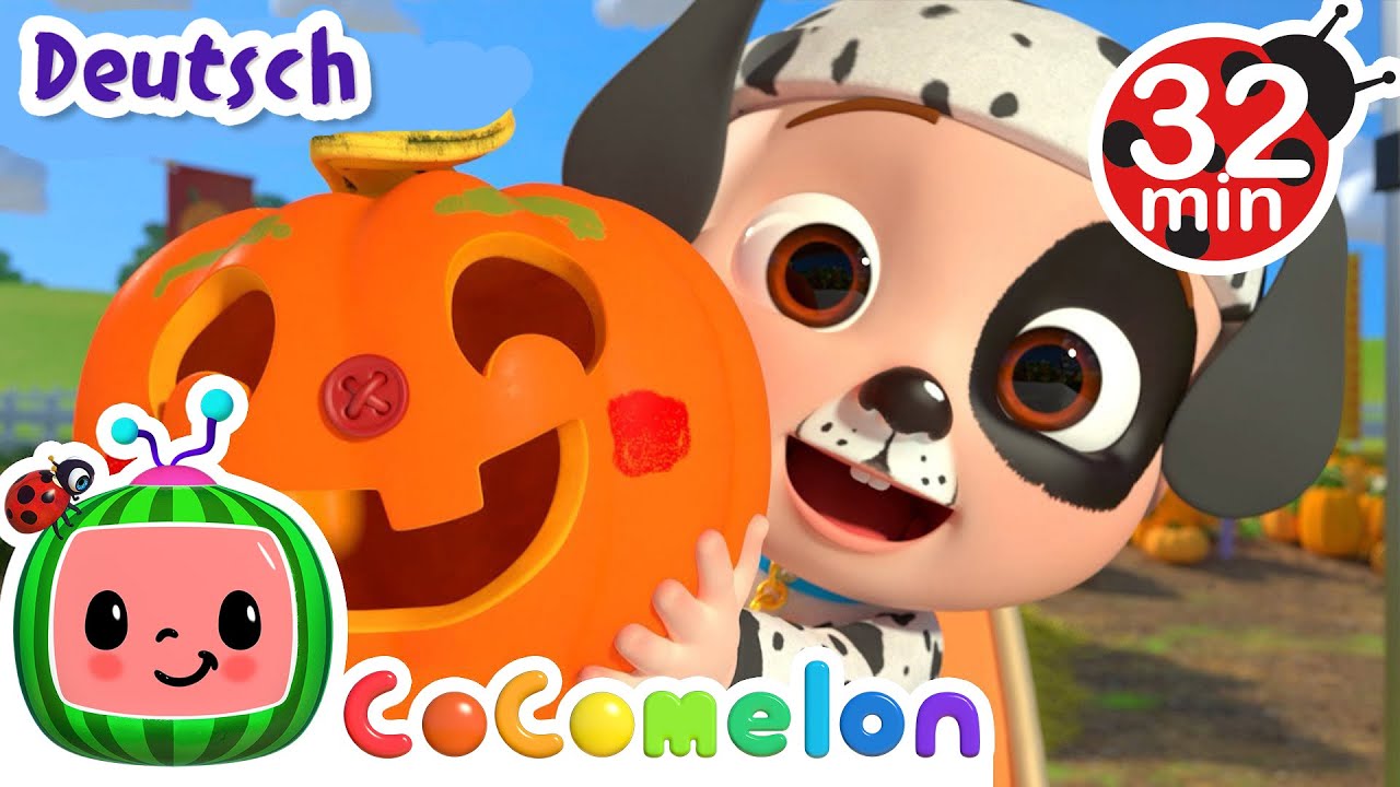 Kürbislied zu Halloween | CoComelon Deutsch | Cartoons und Kinderlieder