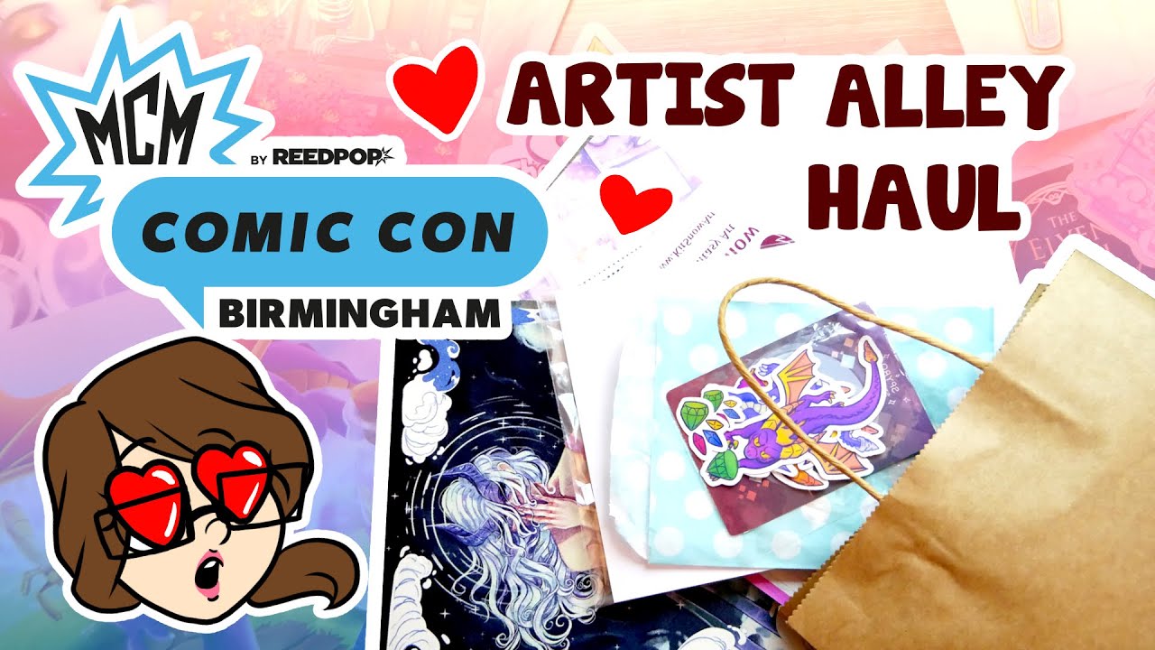 AMAZING ARTWORK! - MCM COMIC CON Birmingham Artist Alley Haul