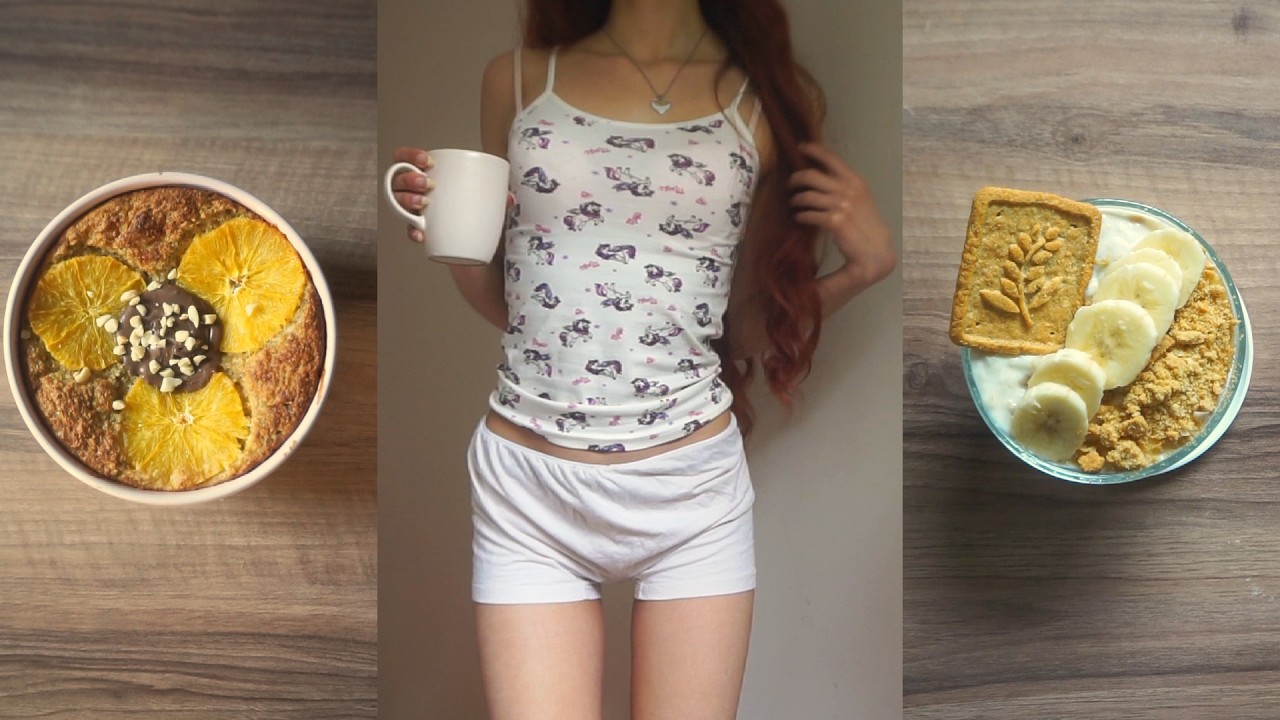 a week of HEALTHY breakfast recipes 🍓☕🥣| banana pancakes , chocolate oats , orange cake and more ✨☕