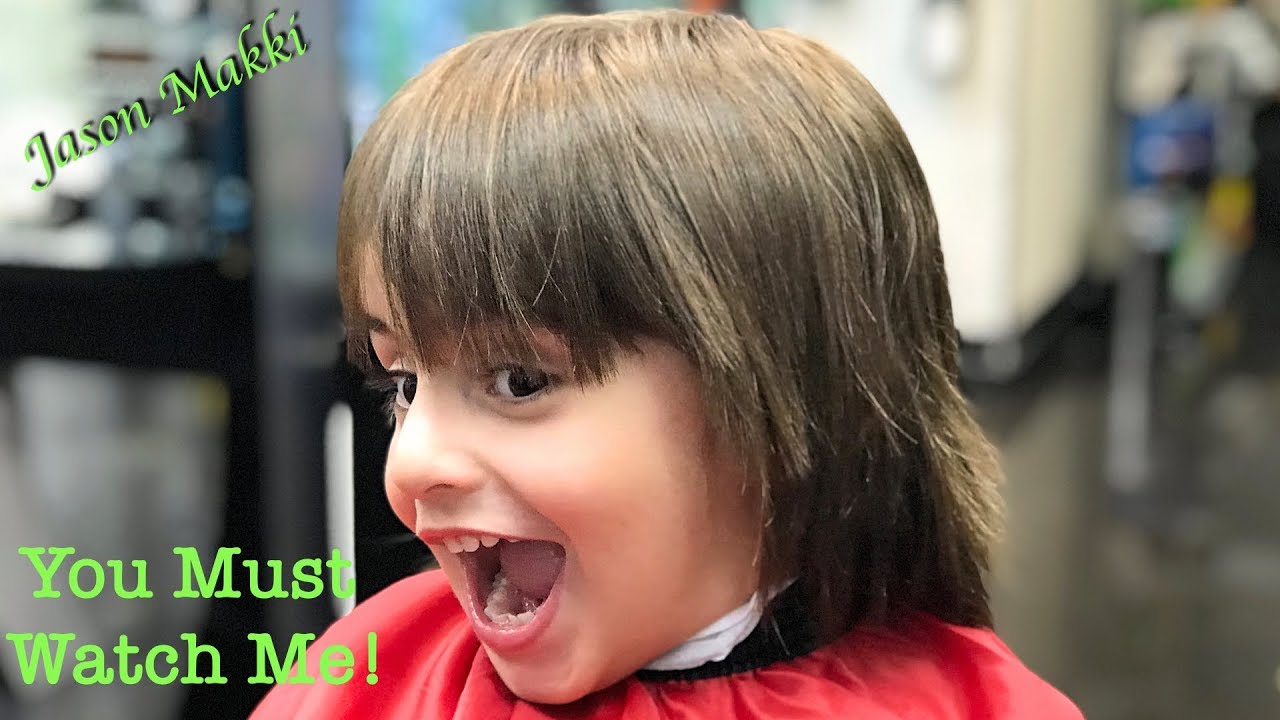 Amazing Kid Haircut at home tutorial - Hairstyle & Hair Transformation