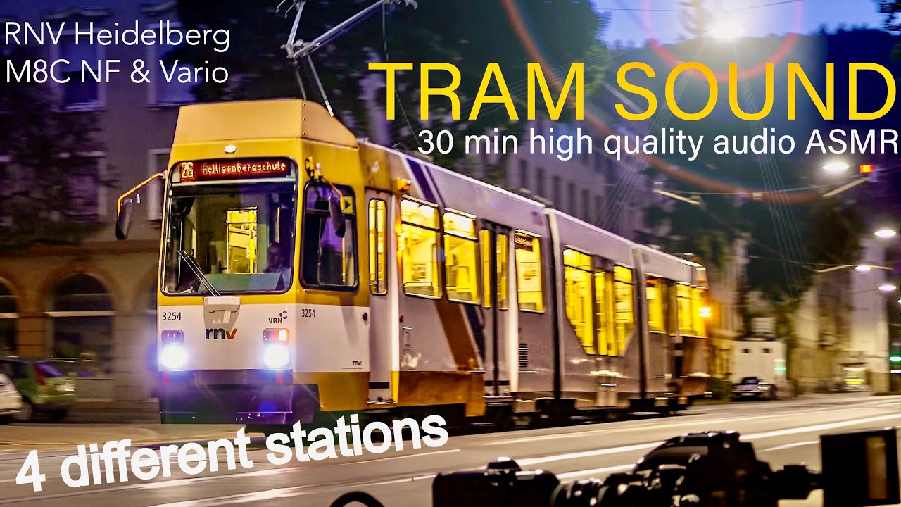 Best TRAM SOUNDS  from Germany 🎧🚋  RNV Heidelberg @rnvGmbH