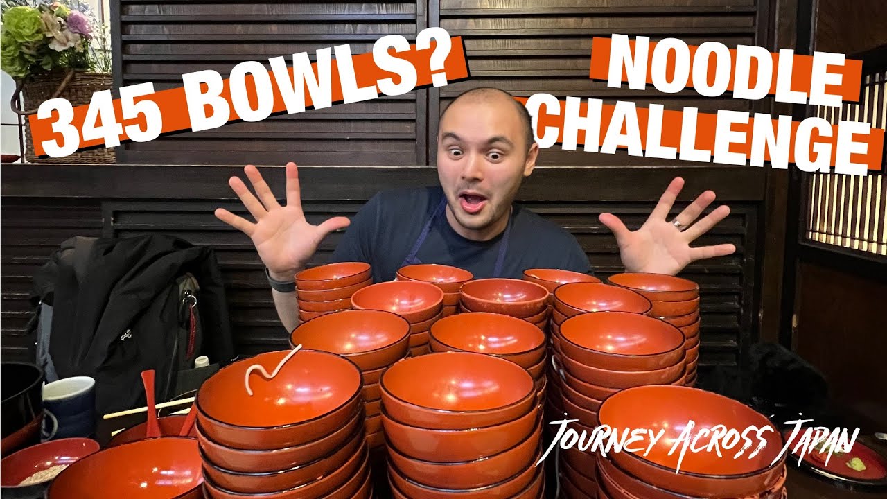 Tackling Japan's Infamous Noodle Challenge - Day Around Iwate Prefecture - Journey Across Japan