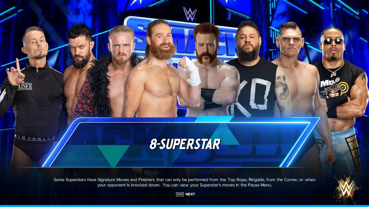 8-Man Elimination Match Chaos! – WWE 2026 Full Match | WWE 2K24