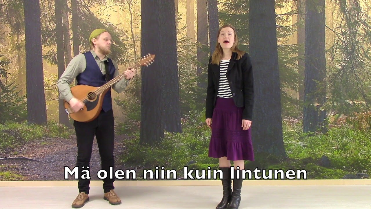 Tääl yksinäni laulelen (Kansanlaulu-karaoke)