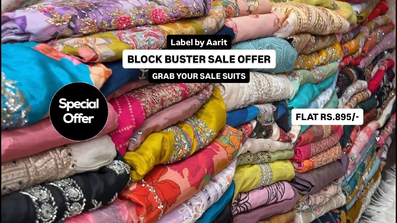 Bumper Sale Offer - Grab Your designers Sets at Rs.895 Only. Aarit's special.