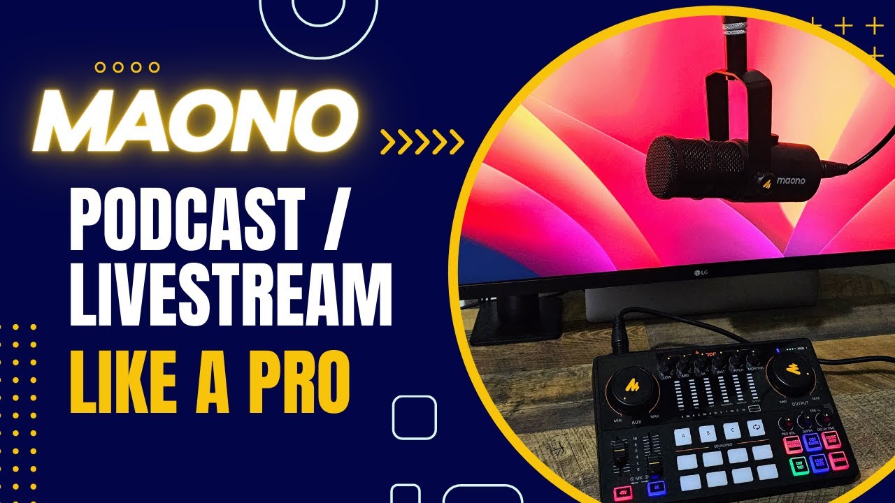 Up Your Audio Game - Maono PD400x & Maonocaster