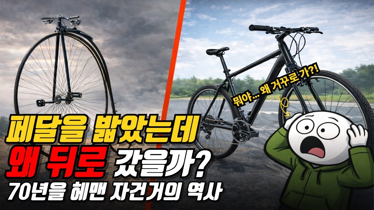 페달을 밟았는데 왜 거꾸로 갔을까? 자전거가 70년을 헤맨 이유