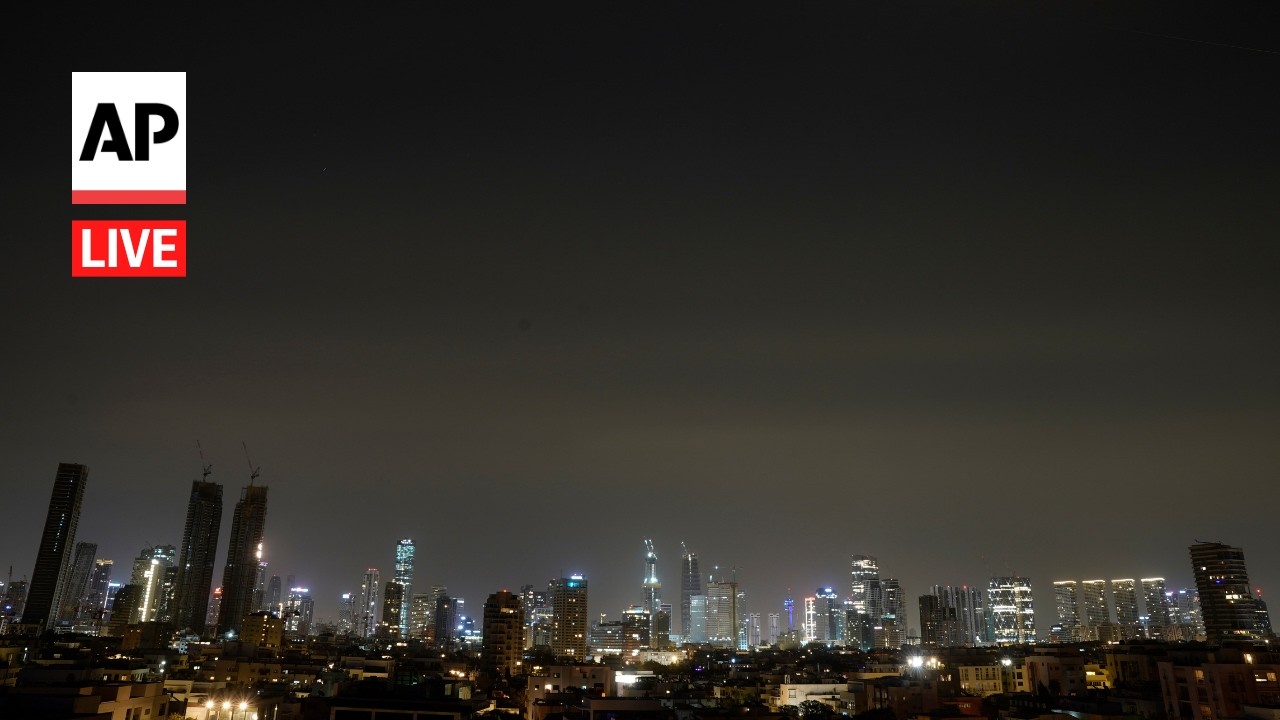 LIVE: Tel Aviv and Jerusalem skyline as Iran war continues