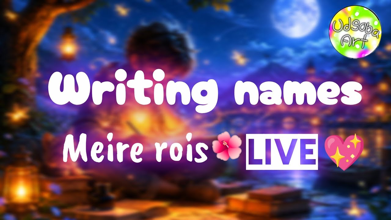 name writing live 🔴 | subscribers names writing live  | drawing and coloring