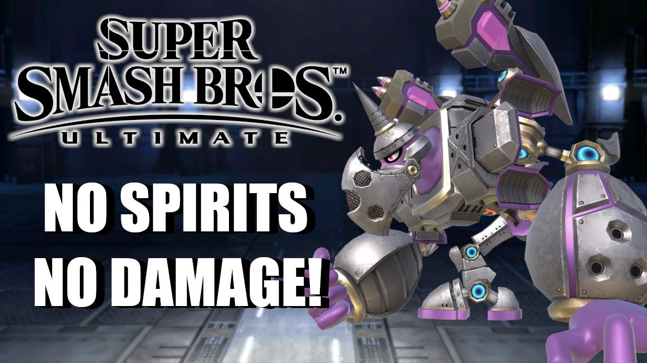 Sora Vs. Galleom! (HARD MODE, NO DAMAGE, NO SPIRITS) - Super Smash Bros. Ultimate