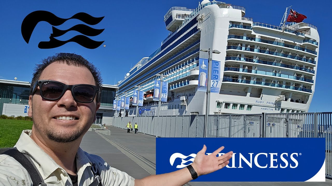 Посадка на Ruby Princess в Сан-Франциско. Первый день нашего 7-дневного прибрежного круиза!