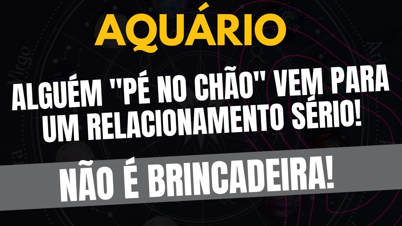 AQUÁRIO♒️ NÃO É BRINCADEIRA! ALGUÉM 